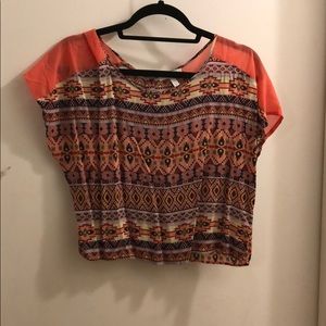 Delia’s Tribal Crop Top
